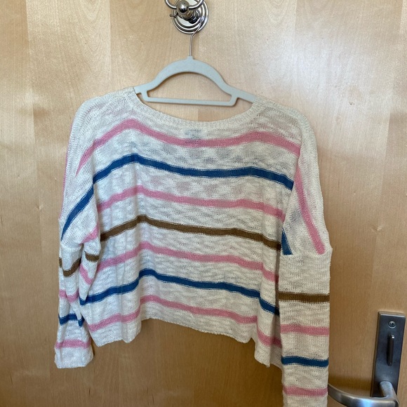 Cropped knit sweater - Picture 2 of 2